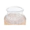 Hello Honey® Bloomingville Clear Glass Vase with Woven Natural Cane Sleeve